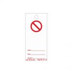 Do Not Symbol Lockout Tagout Tags